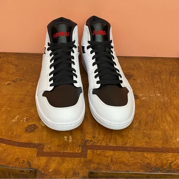 Nike Air Jordan Access White Black Sneakers AR3762-101 Shoes Size 14 NEW NO BOX - Picture 3 of 10